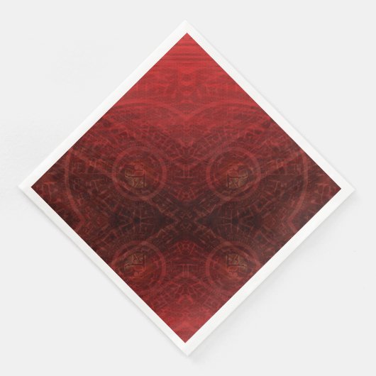 aanvaarding | Rode Meditatie Servet (Hoek)