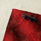 aanvaarding | Rode Meditatie Strandlaken (In situ)