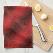 aanvaarding | Rode Meditatie Theedoek (Quarter Fold)