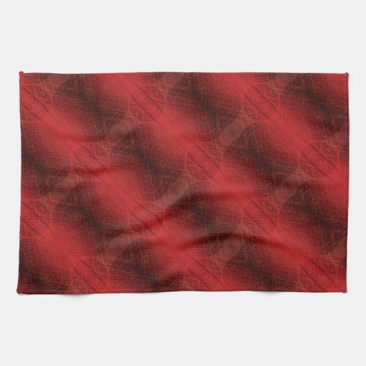 aanvaarding | Rode Meditatie Theedoek (Horizontaal)
