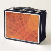 aanvaarding | Rode Sinaasappel Gele Boho Medallion (Voorkant)