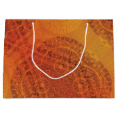 aanvaarding | Rode Sinaasappel Gele Boho Medallion Groot Cadeauzakje (Voorkant)