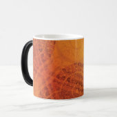 aanvaarding | Rode Sinaasappel Gele Boho Medallion Magische Mok (Voorkant links)