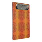 aanvaarding | Rode Sinaasappel Gele Boho Medallion Mini Klembord (Schuin)