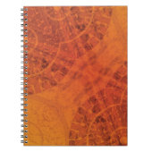aanvaarding | Rode Sinaasappel Gele Boho Medallion Notitieboek (Voorkant)