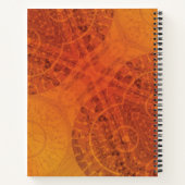 aanvaarding | Rode Sinaasappel Gele Boho Medallion Notitieboek (Achterkant)