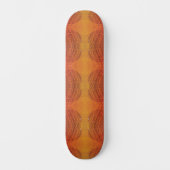 aanvaarding | Rode Sinaasappel Gele Boho Medallion Persoonlijk Skateboard (Voorkant)