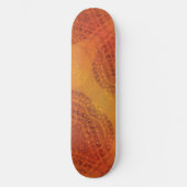 aanvaarding | Rode Sinaasappel Gele Boho Medallion Persoonlijk Skateboard (Voorkant)