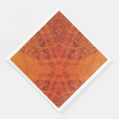 aanvaarding | Rode Sinaasappel Gele Boho Medallion Servet (Hoek)