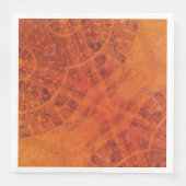 aanvaarding | Rode Sinaasappel Gele Boho Medallion Servet (Voorkant)