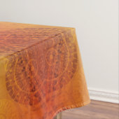 aanvaarding | Rode Sinaasappel Gele Boho Medallion Tafelkleed (Voorbeeld)