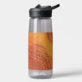 aanvaarding | Rode Sinaasappel Gele Boho Medallion Waterfles (Links)