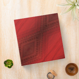 aanvaarding | rood eclectisch boho-patroon 1 1/2" multomap