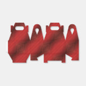 aanvaarding | rood eclectisch boho-patroon bedankdoosjes (Uitgevouwen)