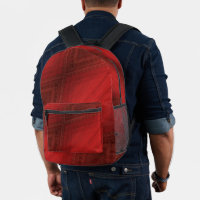 aanvaarding | rood eclectisch boho-patroon