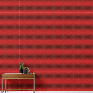 aanvaarding rood eclectisch boho-patroon behang