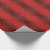 aanvaarding | rood eclectisch boho-patroon cadeaupapier (Hoek)