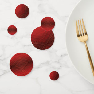 aanvaarding rood eclectisch boho-patroon confetti