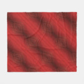 aanvaarding | rood eclectisch boho-patroon fleece deken (Voorkant (Horizontaal))