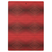 aanvaarding | rood eclectisch boho-patroon klembord (Achterkant)