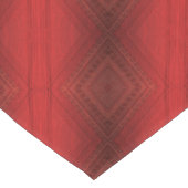 aanvaarding | rood eclectisch boho-patroon korte tafelloper (Hoek)