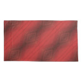 aanvaarding | rood eclectisch boho-patroon kussensloop (Achterkant-Links)