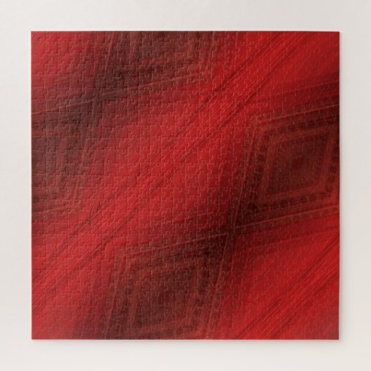aanvaarding | rood eclectisch boho-patroon legpuzzel (Verticaal)