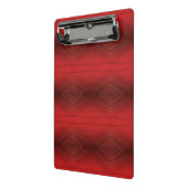 aanvaarding | rood eclectisch boho-patroon mini klembord (Angled2)