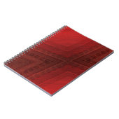 aanvaarding | rood eclectisch boho-patroon notitieboek (Linkerzijde)