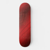 aanvaarding | rood eclectisch boho-patroon persoonlijk skateboard (Voorkant)