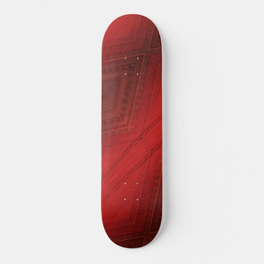 aanvaarding | rood eclectisch boho-patroon persoonlijk skateboard (Voorkant)