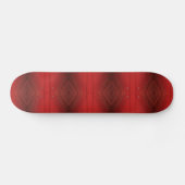 aanvaarding | rood eclectisch boho-patroon persoonlijk skateboard (Horizontaal)