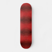 aanvaarding | rood eclectisch boho-patroon persoonlijk skateboard (Voorkant)