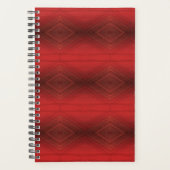 aanvaarding | rood eclectisch boho-patroon planner (Voorkant)