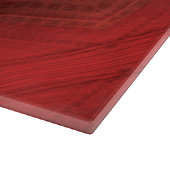 aanvaarding | rood eclectisch boho-patroon snijplank (Hoek)