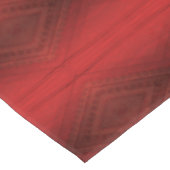 aanvaarding | rood eclectisch boho-patroon tafelkleed (Gekanteld)