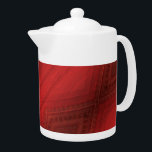 aanvaarding | rood eclectisch boho-patroon theepot<br><div class="desc">Gerichte meditatiepatronen voor bewuste persoonlijke groei, mentale helderheid, energiegenezing en spirituele verlichting. Onze meditatiemedailles en bijbehorende kunstwerken zijn gemaakt met motieven die specifiek zijn voor woorden en zinnen om je te helpen focussen en je persoonlijke groei en spirituele reis te begeleiden. Dit kunstwerk is 1 van de 6 getextureerde patroon...</div>