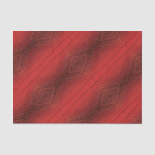 aanvaarding | rood eclectisch boho-patroon tissuepapier (Voorkant)