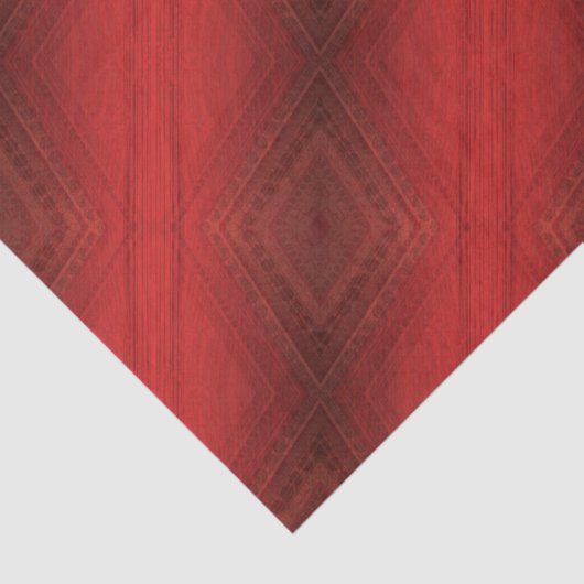 aanvaarding | rood eclectisch boho-patroon tissuepapier (Detail)