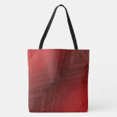 aanvaarding | rood eclectisch boho-patroon tote bag (Voorkant)