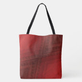 aanvaarding | rood eclectisch boho-patroon tote bag (Achterkant)