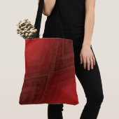 aanvaarding | rood eclectisch boho-patroon tote bag (Dichtbij)