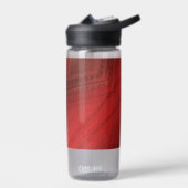 aanvaarding | rood eclectisch boho-patroon waterfles (Links)