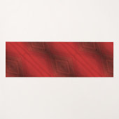 aanvaarding | rood eclectisch boho-patroon yogamat (Voorkant (horizontaal))