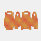 aanvaarding | Rood Oranje geel Shibori-patroon Bedankdoosjes (Uitgevouwen)