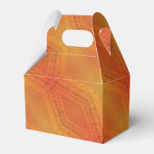 aanvaarding | Rood Oranje geel Shibori-patroon Bedankdoosjes (Voorkant Zijde)