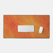 aanvaarding | Rood Oranje geel Shibori-patroon Bureaumat (Keyboard & Muis)