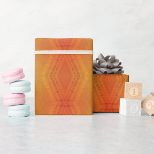 aanvaarding   Rood Oranje geel Shibori-patroon Cadeaupapier