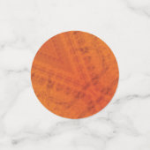 aanvaarding | Rood Oranje geel Shibori-patroon Confetti (Kleine voorkant)