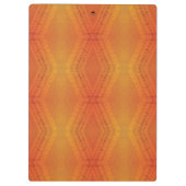 aanvaarding | Rood Oranje geel Shibori-patroon Klembord (Achterkant)